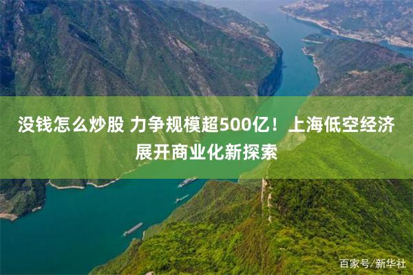 没钱怎么炒股 力争规模超500亿！上海低空经济展开商业化新探索